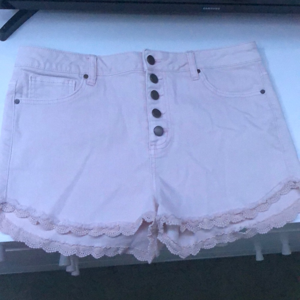 Light pink shorts